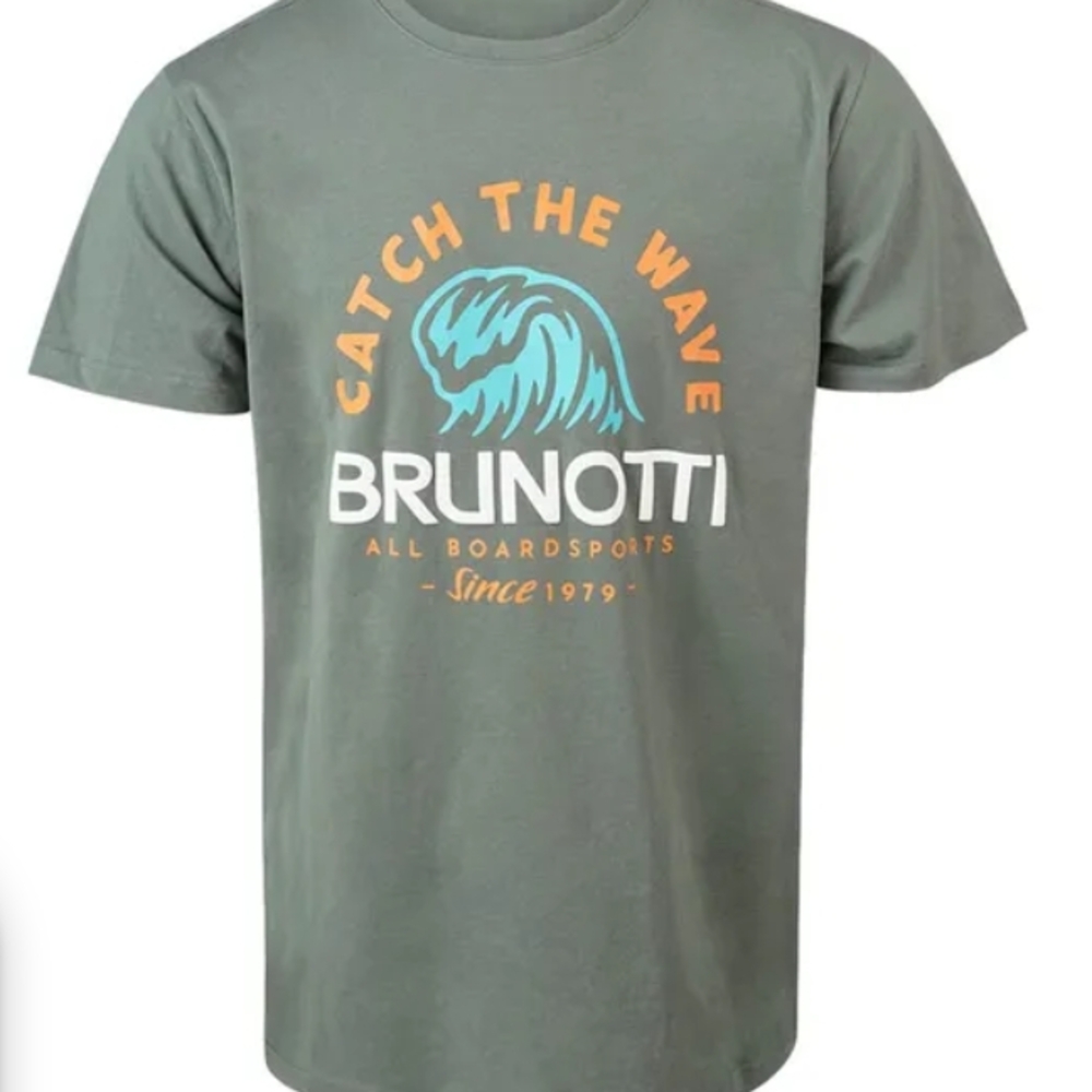 BRUNOTTI Boys Vintage Green Graphic T-Shirt NWT sizes 10Y & 16Y